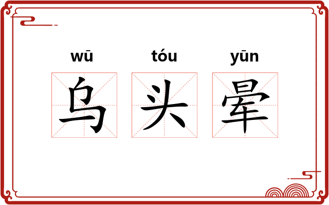 乌头晕 乌头晕