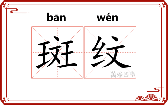 斑纹
