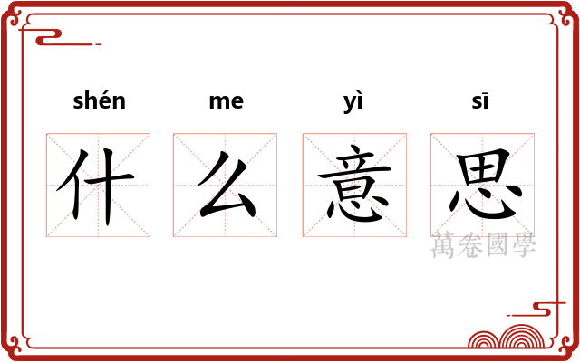 什么意思