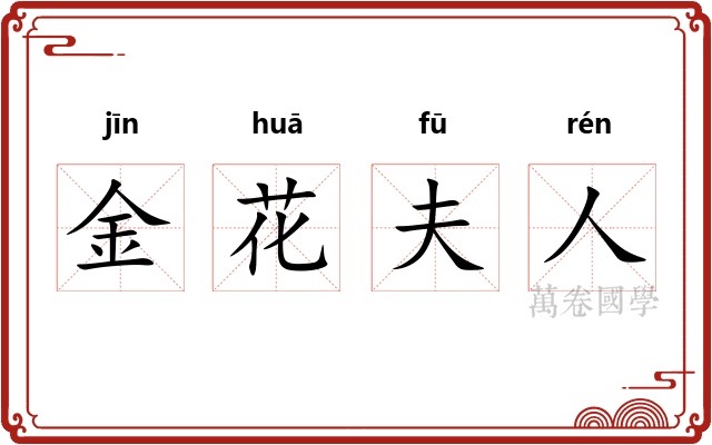 金花夫人 金花夫人