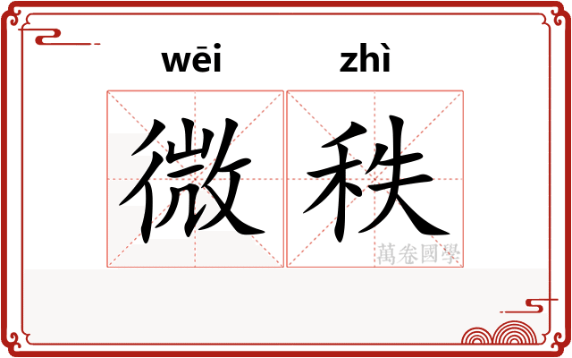微秩