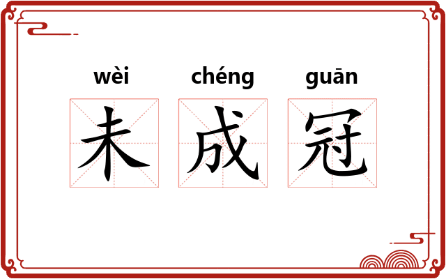 未成冠