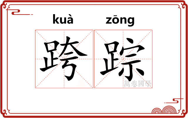 跨踪