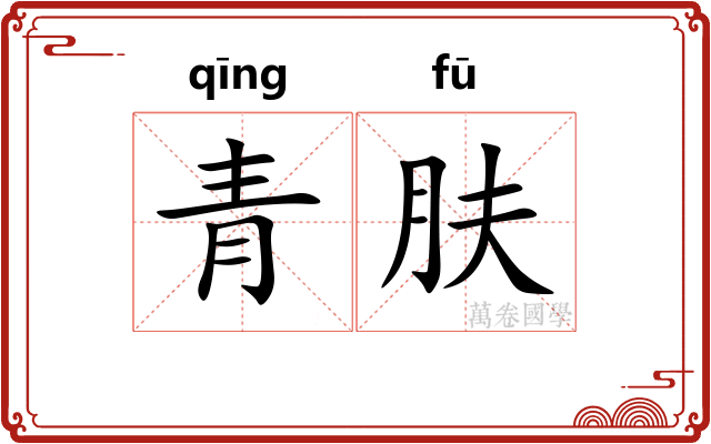 青肤 青肤