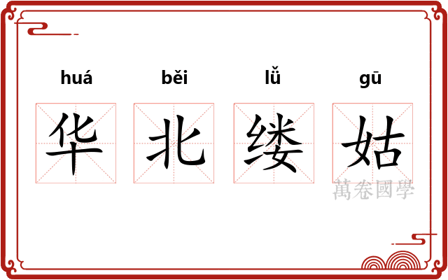 华北缕姑 华北缕姑