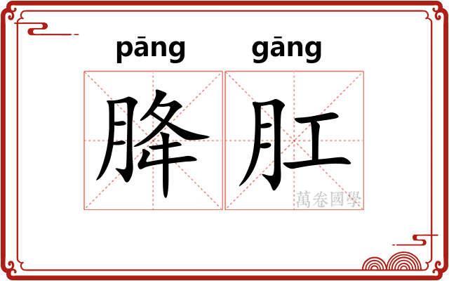 胮肛