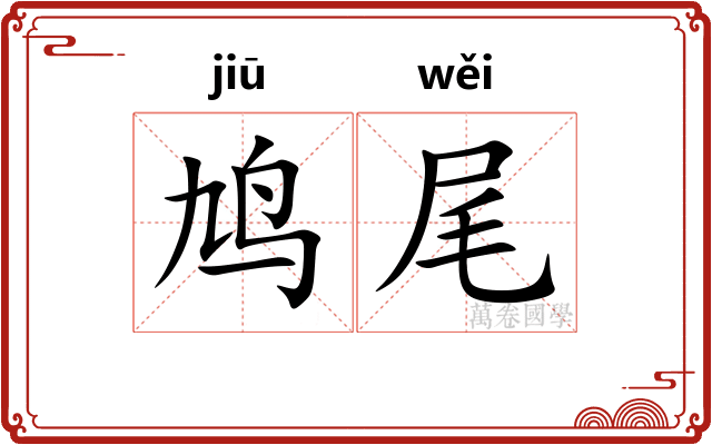 鸠尾