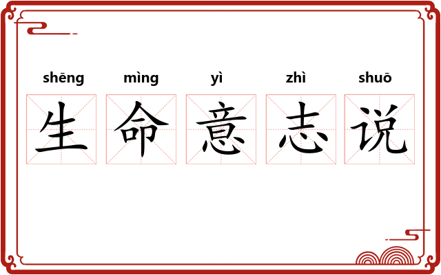 生命意志说