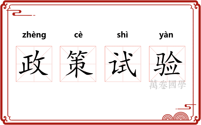 政策试验