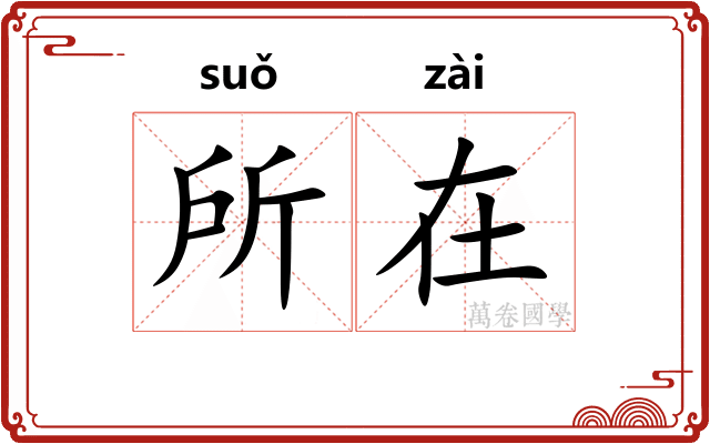 所在