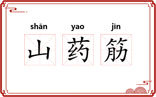 山药筋 山药筋