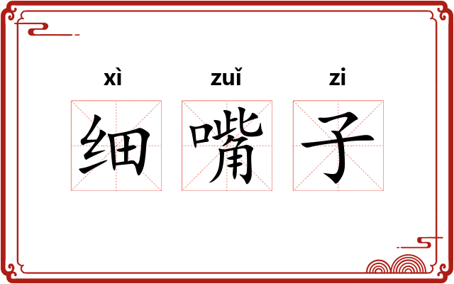 细嘴子