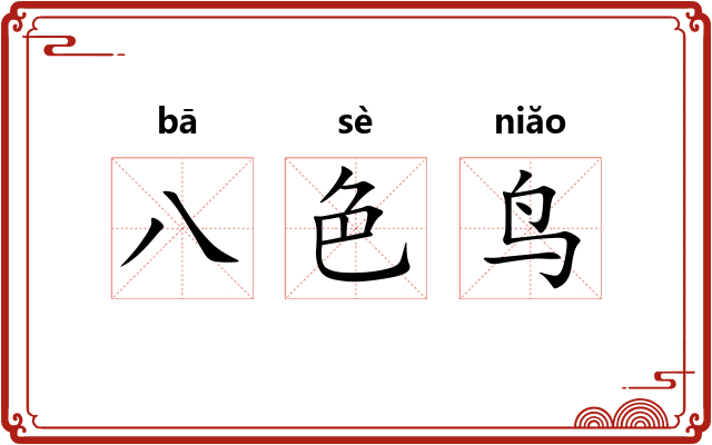 八色鸟