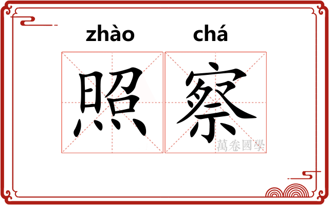 照察
