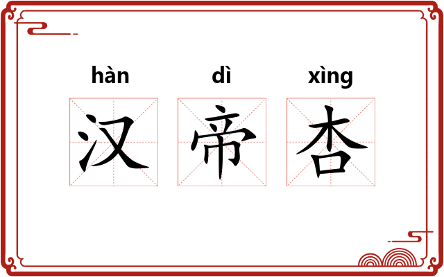 汉帝杏