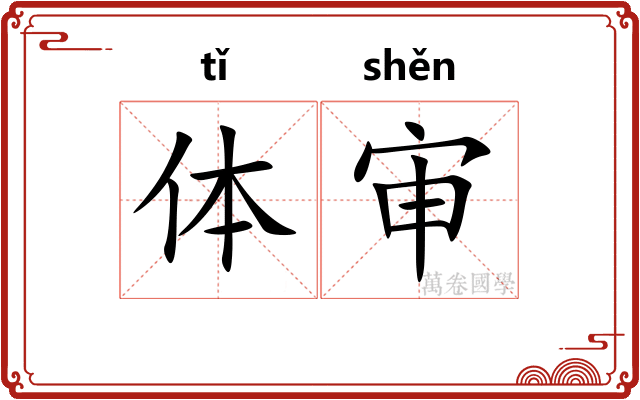 体审
