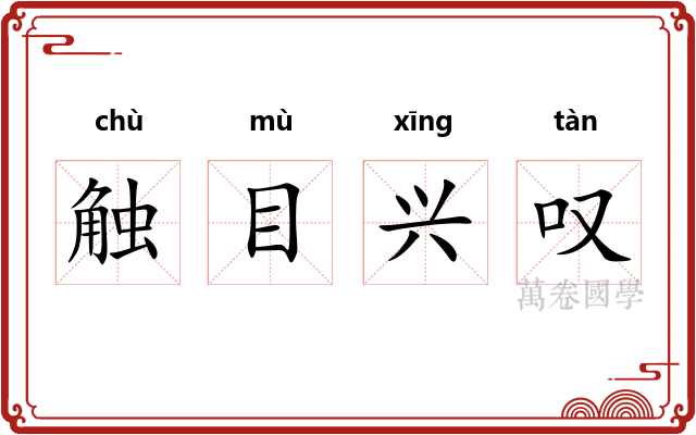 触目兴叹