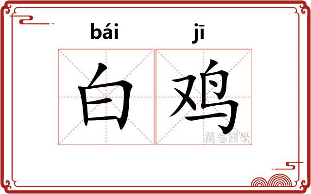 白鸡