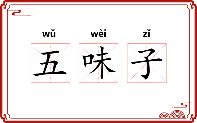 五味子 五味子