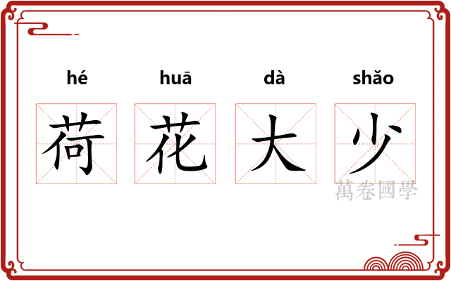 荷花大少