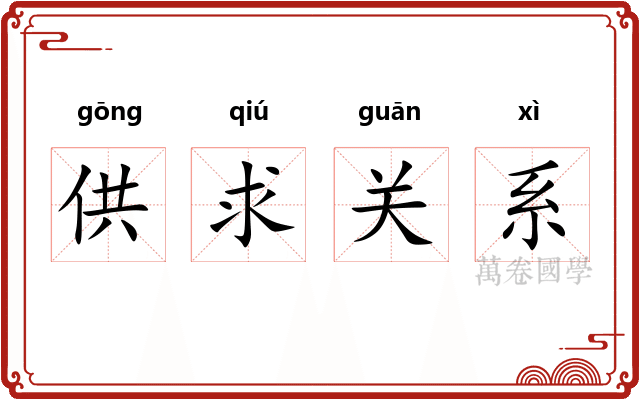 供求关系