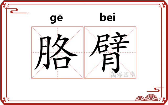 胳臂