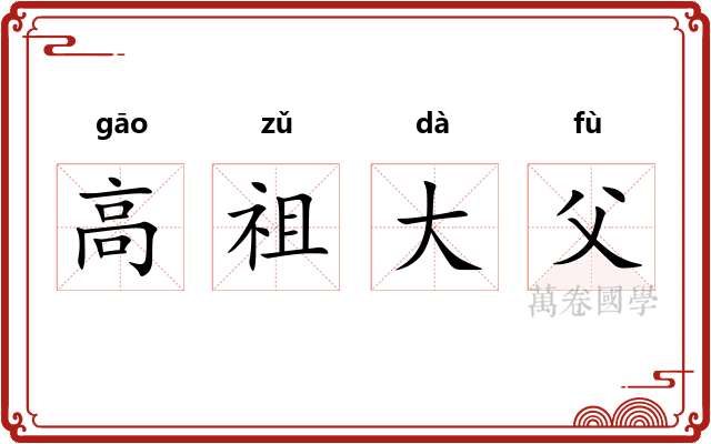 高祖大父