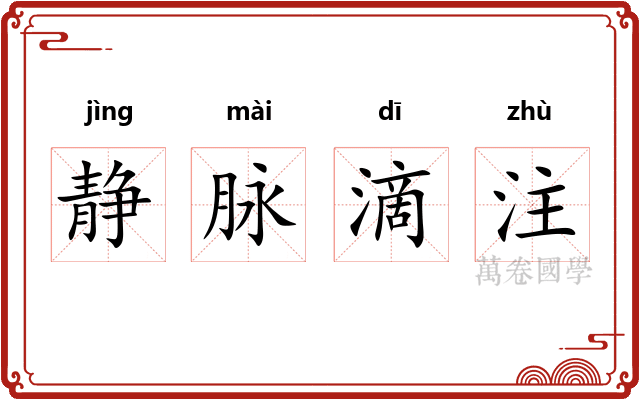 静脉滴注 静脉滴注