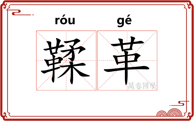 鞣革