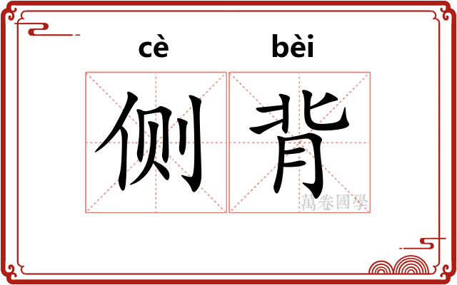 侧背