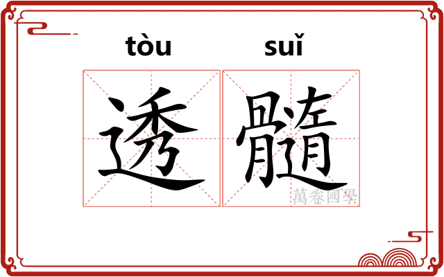 透髓