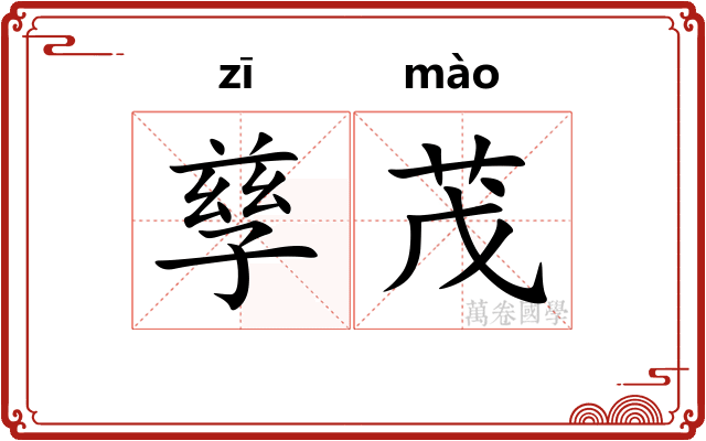 孳茂