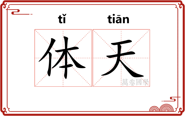 体天