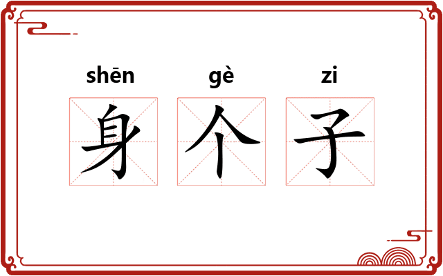 身个子 身个子