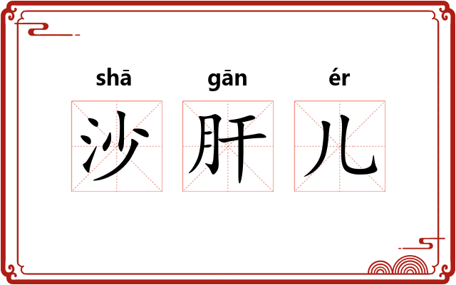 沙肝儿