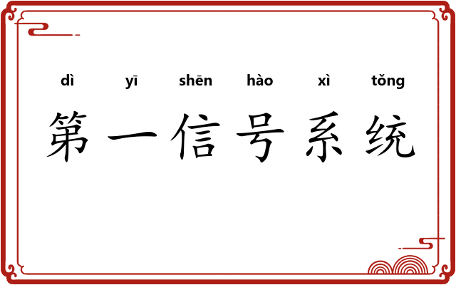 第一信号系统