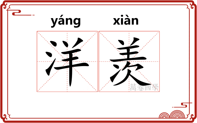 洋羡