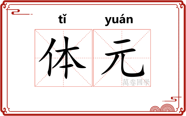 体元 体元