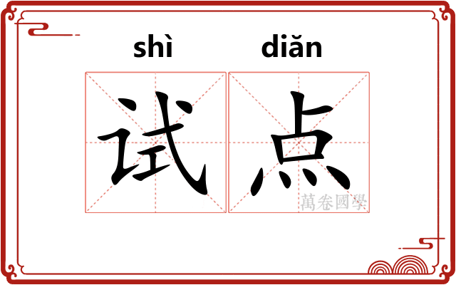 试点 试点