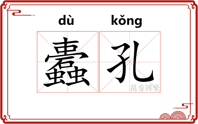 蠹孔