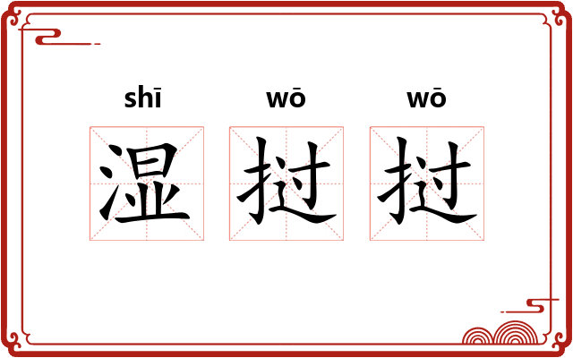 湿挝挝