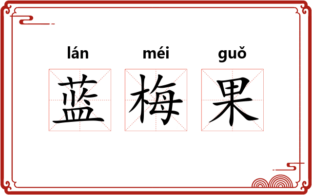 蓝梅果 蓝梅果