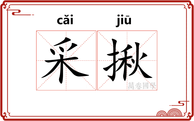 采揪