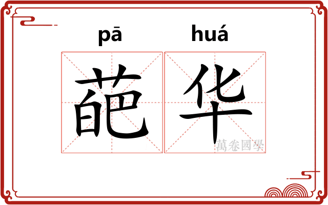 葩华