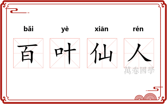百叶仙人