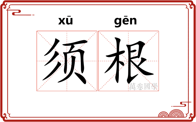须根 须根