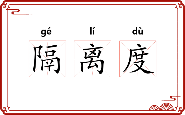 隔离度
