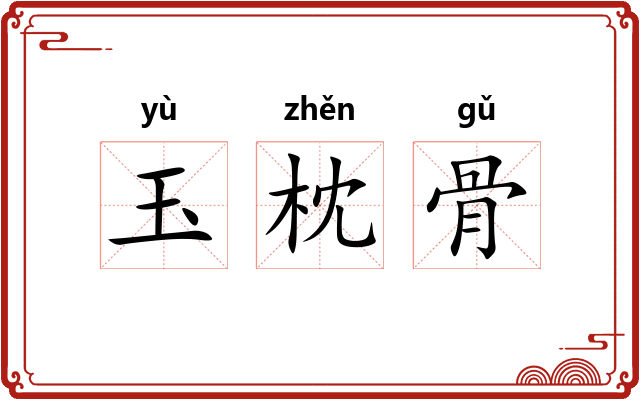 玉枕骨 玉枕骨