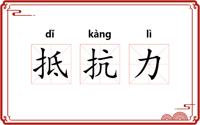抵抗力