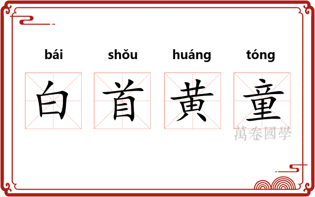 白首黄童